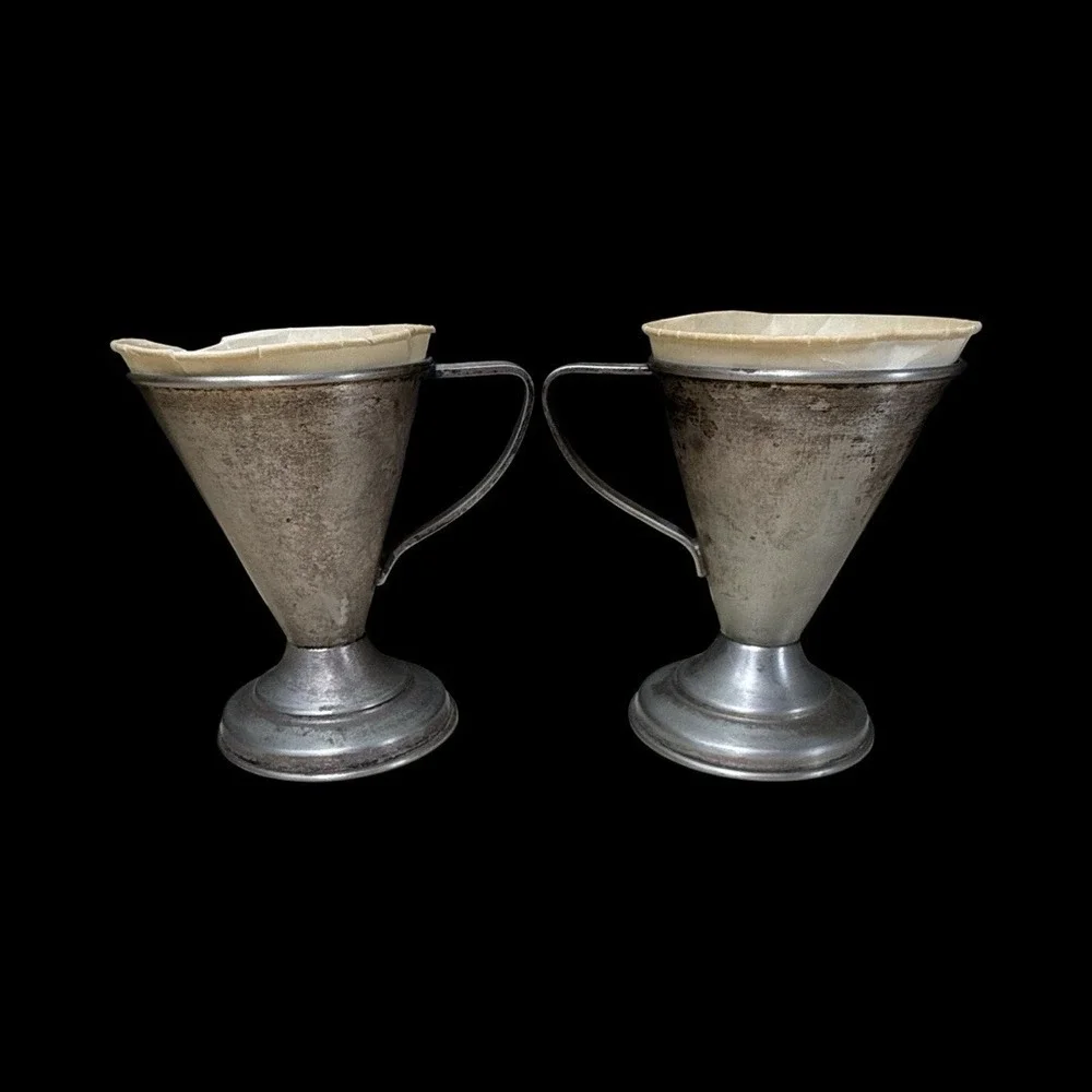 Antique Soda Fountain Vortex Holders for‎ Dixie Cup Paper Cups Ice Cream Sundae